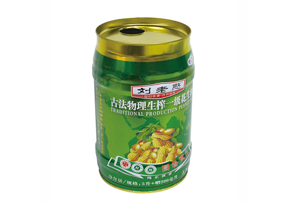 5L round olive oil tin can