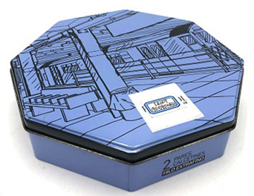 190*190*42mm polygon food tin box