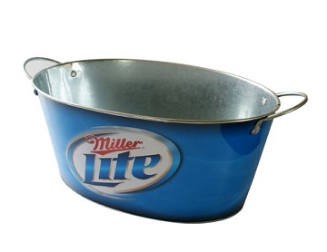 7.5L Oval Galvanized Hot Sale Ice Bucket
