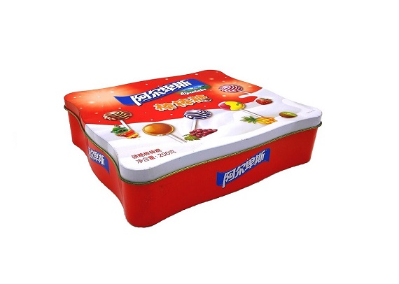190*180*60mm irregular food tin box