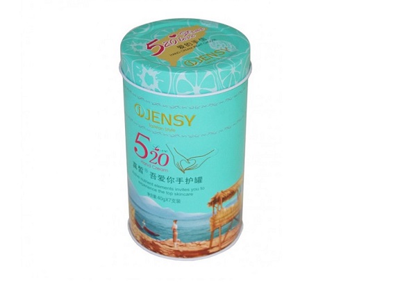 Hand cream package tin box for promotion
