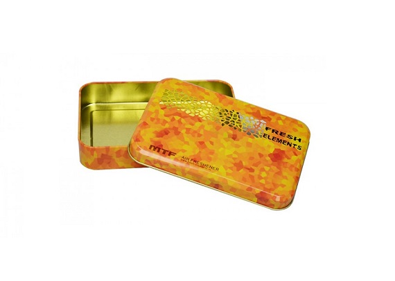 Rectangular small size metal tin box for gift and promotion