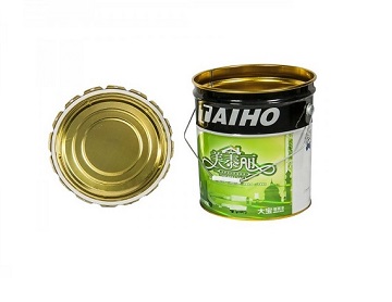 20L round tin bucket for paint