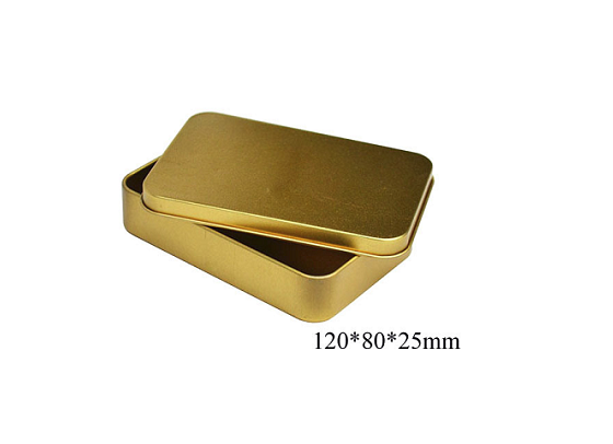 120x80x25mm rectangular gift tin box trinket box