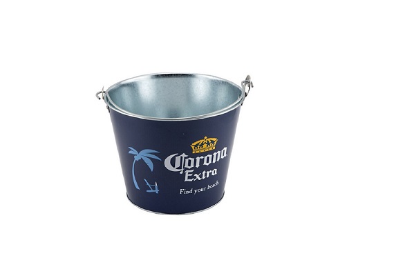 5 liter ice bucket metal bucket beer bucket with handle