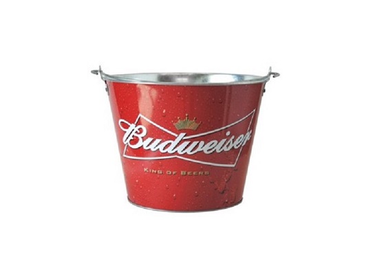 5 liter ice bucket metal bucket beer bucket with handle