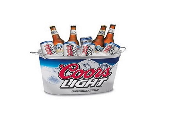 15 liter metal ice bucket beer bucket with handle