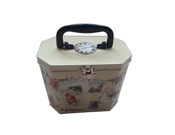 160x100x130mm metal lunch box handle box for storage