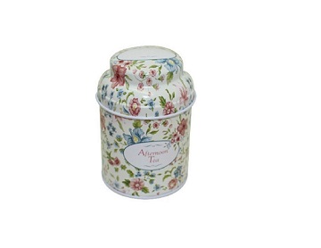 Dia.69x100mm beautiful round tea tin box