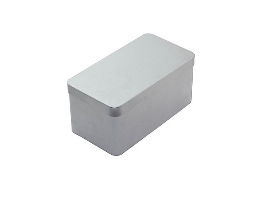 165x89x60mm rectangular silver gift tin box keepsake box