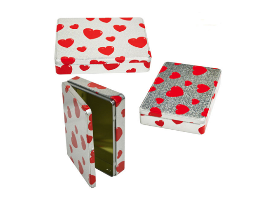 110x70x20mm rectangular gift tin box