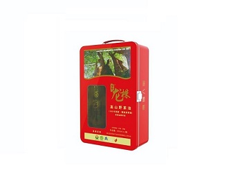 cooking oil gift box with transparent window