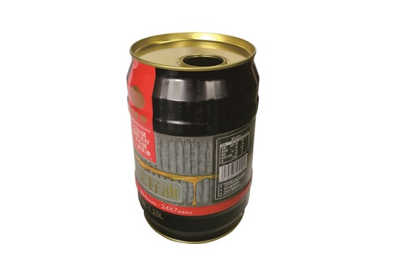 3L round shape olive oil tin can