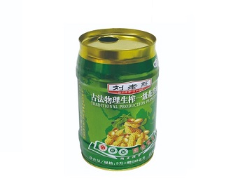 5L round cooking oil tin pail with plastic lid