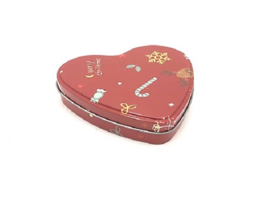 IR8 heart shape gift tin box