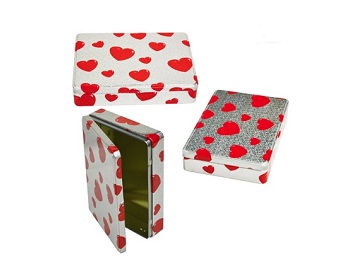 customized design rectangular tin box metal gift box