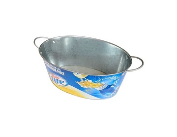 7.5 liter factory directly wholesale galvanized ice bucket