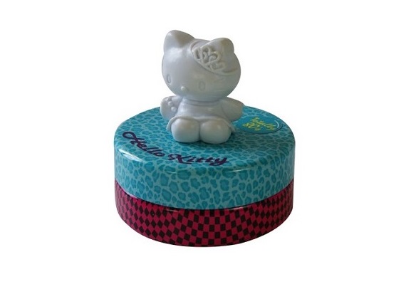 Small size round shape candy tin box with cartoon character