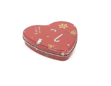 factory directly wholesale heart shape candy tin box