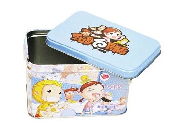 factory hot sale pretty design gift tin can metal can
