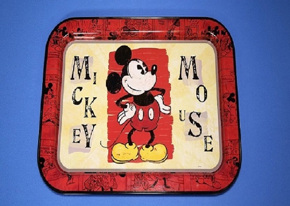 445x318x20mm rectangular metal tin tray