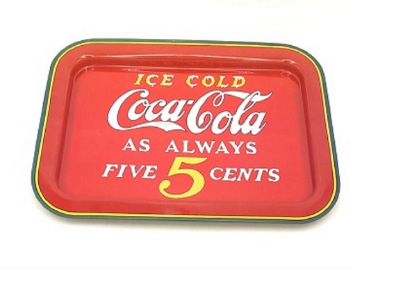445x318x20mm rectangular metal tin tray
