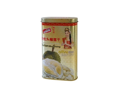Oval shape food tin can with customized printing