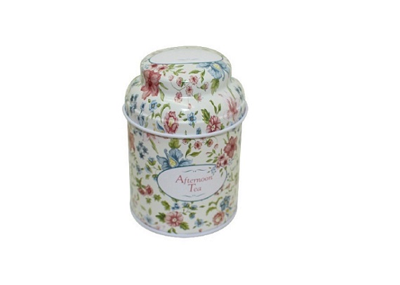 Dia.69x100mm beautiful round tea tin box