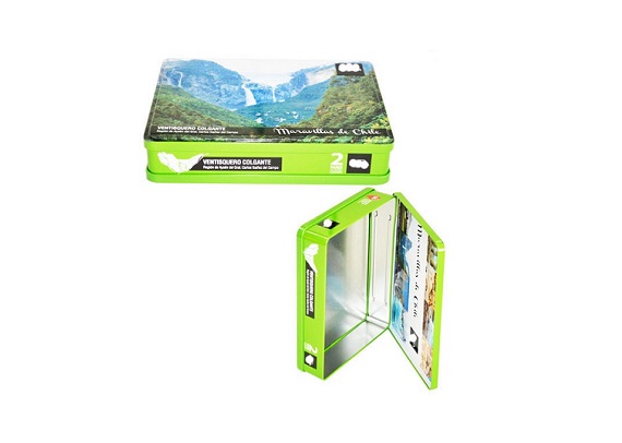 customized design pretty wholesale rectangular gift tin box