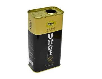 1L rectangular olive oil cooking oil edible oil tin can