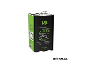 3L rectangular olive oil cooking oil tin can