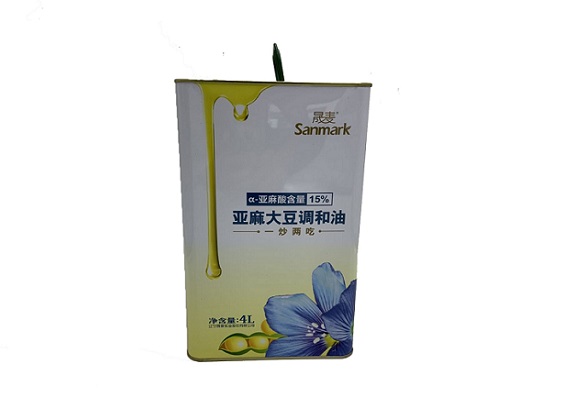 4L rectangular cooking oil olive oil tin can