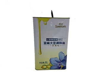 4L rectangular cooking oil olive oil tin can