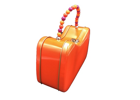 HT12 handle tin box with colorful bead chain