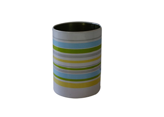 RD58 round pencil storage tin can