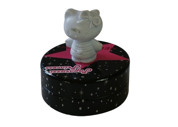 Small size round shape candy tin box with cartoon character