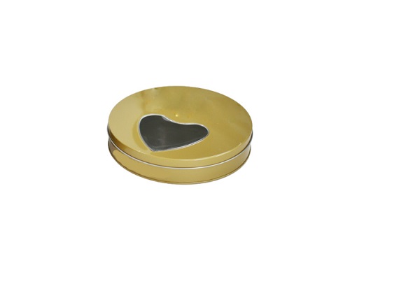 2022 factory hot sale candy tin box with clearly window