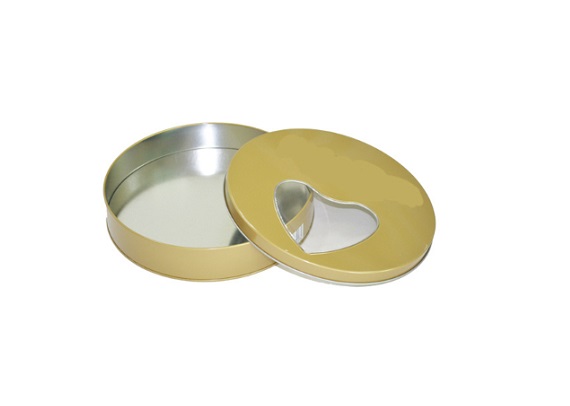 2022 factory hot sale candy tin box with clearly window